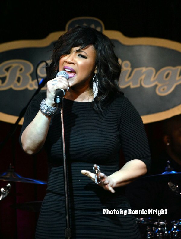 Erica Campbell wasted no time belting out some new music to the SOLD OUT crowd- Photography by Ronnie Wright