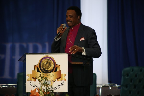 Bishop Kenneth Ulmer during the First night of services 