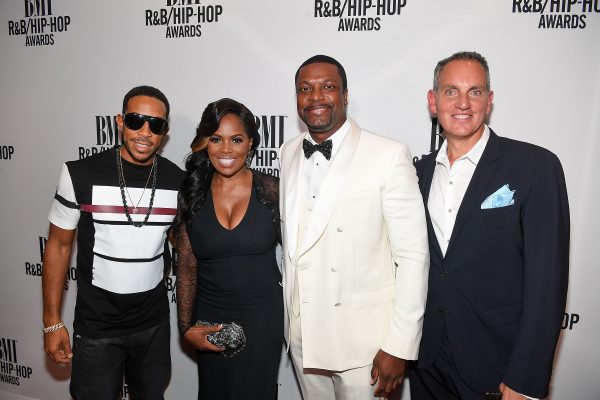 ATLANTA, GA - SEPTEMBER 01:  (L-R)  Rapper/Actor Chris "Ludacris" Bridges, Vice President of Writer/Publisher Relations Catherine Brewton, comedian/actor Chris Tucker and  President of BMI Mike O'Neill attend the 2016 BMI R&B/Hip-Hop Awards at Woodruff Arts Center on September 1, 2016 in Atlanta, Georgia.  (Photo by Paras Griffin/Getty Images for BMI)