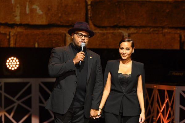 ATLANTA, GA - JANUARY 14:  Adrienne Bailon Houghton and Israel Houghton speak at 2017 BMI Trailblazers of Gospel Music at Rialto Center for the Arts on January 14, 2017 in Atlanta, Georgia.  (Photo by Paras Griffin/Getty Images for BMI) *** Local Caption *** Adrienne Bailon Houghton;Israel Houghton